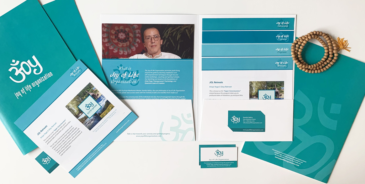 Joy of Life Organization marketing collateral