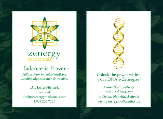 zenergy medicinals business cards